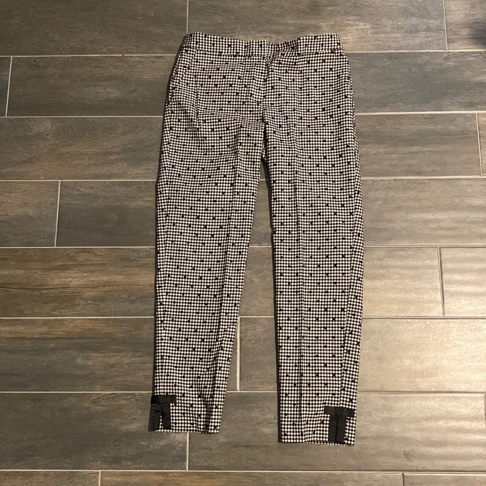 Talbots size 2 black and white slacks